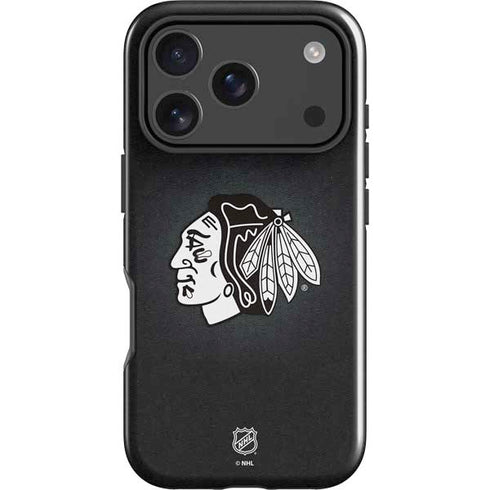 NHL Chicago Blackhawks Black Background iPhone 18 Pro Impact Case