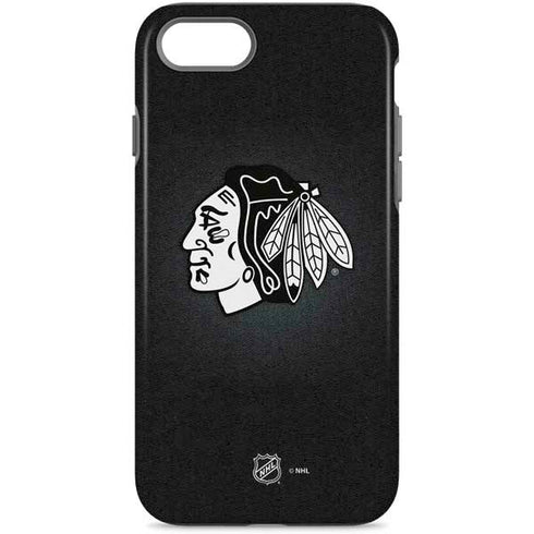 NHL Chicago Blackhawks Black Background iPhone 8 Pro Case