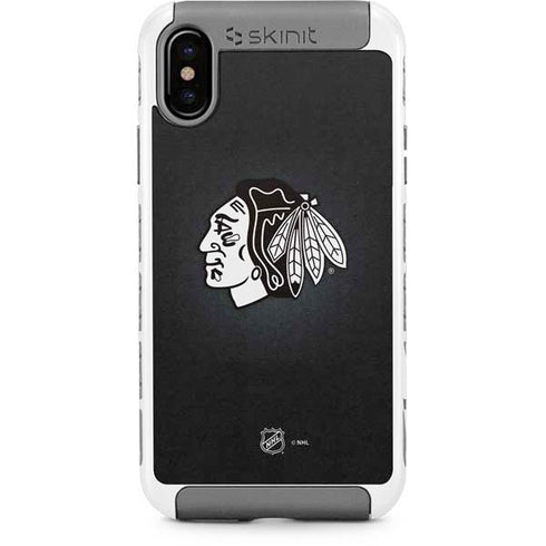 NHL Chicago Blackhawks Black Background iPhone Cases