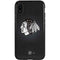 NHL Chicago Blackhawks Black Background iPhone XR Pro Case