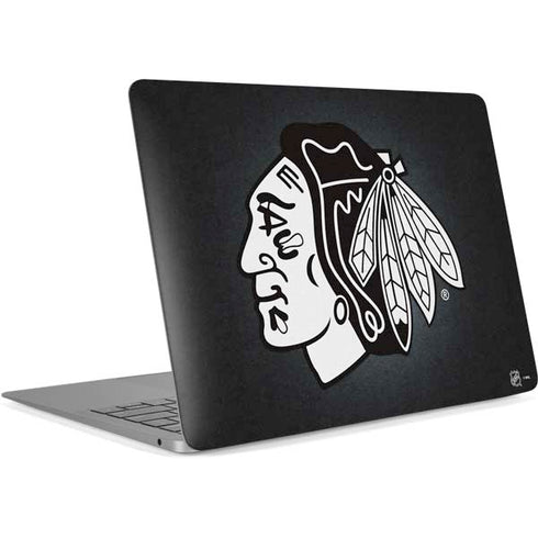 NHL Chicago Blackhawks Black Background Apple MacBook Air Skin