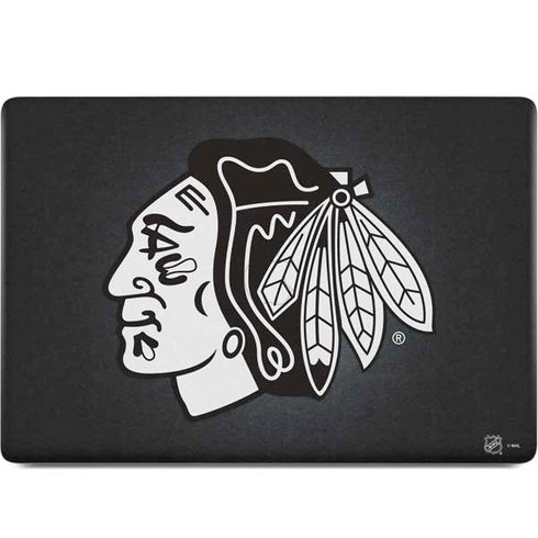 NHL Chicago Blackhawks Black Background MacBook Skins