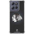 NHL Chicago Blackhawks Black Background Moto G 5G (2025) Clear Case
