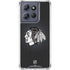 NHL Chicago Blackhawks Black Background Moto G Play 5G (2025) Clear Case