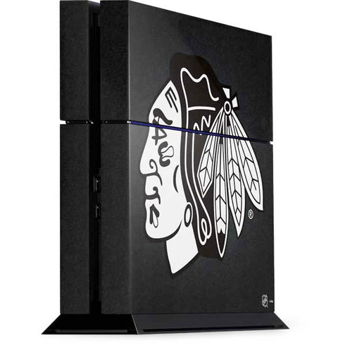 NHL Chicago Blackhawks Black Background PlayStation PS4 Skins