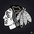NHL Chicago Blackhawks Black Background PS4 Console Skin