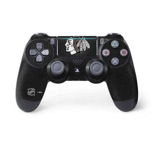 NHL Chicago Blackhawks Black Background PS4 Pro/Slim Controller Skin