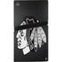 NHL Chicago Blackhawks Black Background PS5 Pro Disk Console Skin