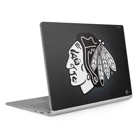 NHL Chicago Blackhawks Black Background Surface Book 2 13.5in Skin