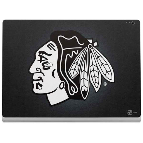 NHL Chicago Blackhawks Black Background Surface Book 2 13.5in Skin