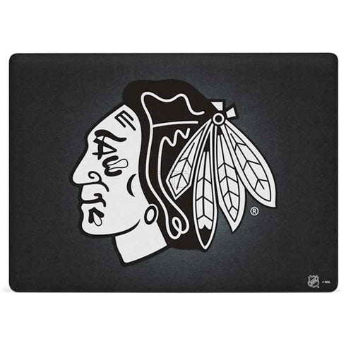 NHL Chicago Blackhawks Black Background Surface Laptop 2 Skin