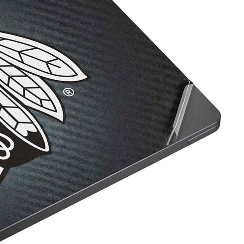 NHL Chicago Blackhawks Black Background Surface Laptop 7 13.8in Skin