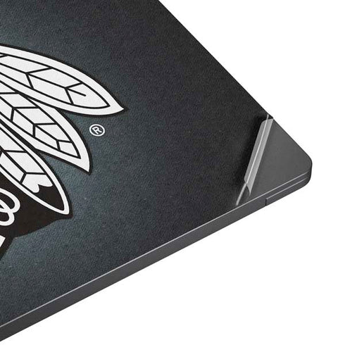 NHL Chicago Blackhawks Black Background Surface Laptop 7 15in Skin