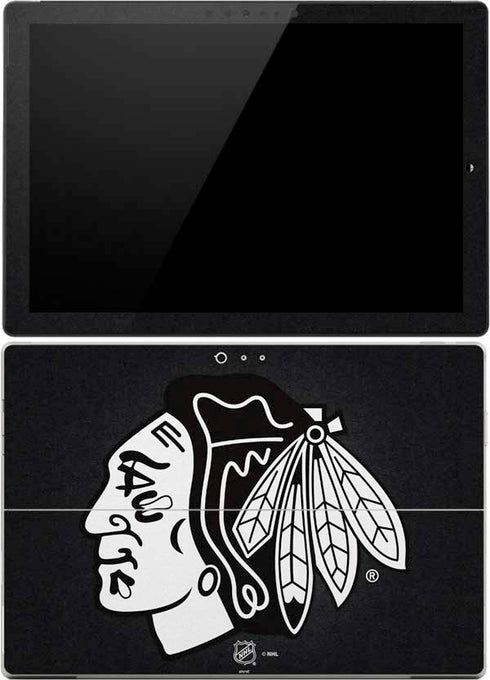 NHL Chicago Blackhawks Black Background Surface Pro 4 Skin