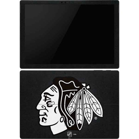 NHL Chicago Blackhawks Black Background Surface Pro 6 Skin