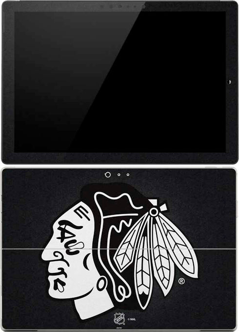 NHL Chicago Blackhawks Black Background Surface Pro (2017) Skin