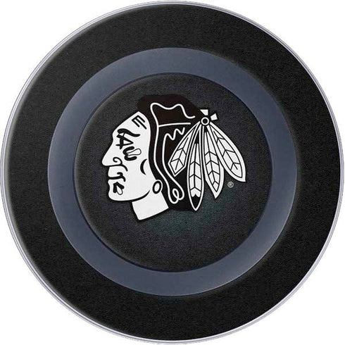 NHL Chicago Blackhawks Black Background Wireless Charger Skin