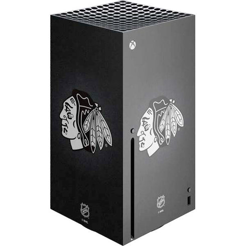 NHL Chicago Blackhawks Black Background Xbox Series X Skins
