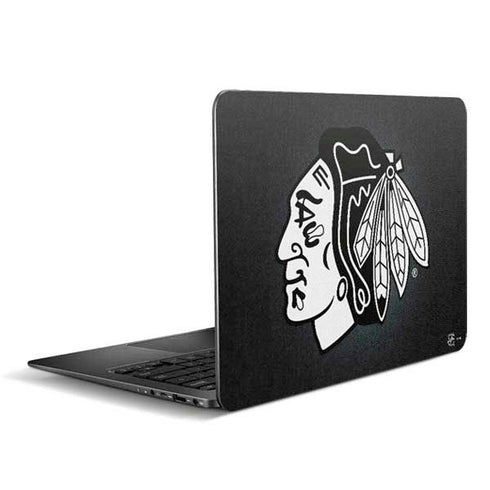 NHL Chicago Blackhawks Black Background Zenbook UX305FA 13.3in Skin