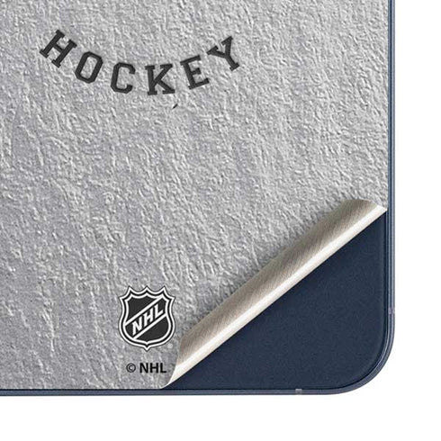 NHL Chicago Blackhawks Black Text Galaxy A35 5G Skin