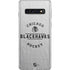 NHL Chicago Blackhawks Black Text Galaxy S10 Skin