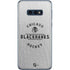 NHL Chicago Blackhawks Black Text Galaxy S10e Skin