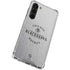 NHL Chicago Blackhawks Black Text Galaxy S24 FE Clear Case