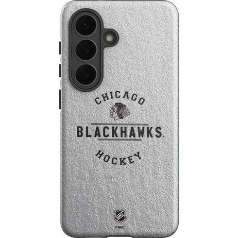 NHL Chicago Blackhawks Black Text Galaxy S26 Plus Impact Case