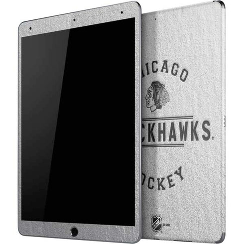 NHL Chicago Blackhawks Black Text iPad Skins