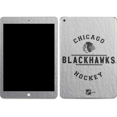 NHL Chicago Blackhawks Black Text Apple iPad Skin