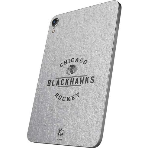 NHL Chicago Blackhawks Black Text Apple iPad Mini Skin