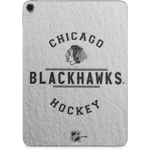 NHL Chicago Blackhawks Black Text Apple iPad Pro Skin