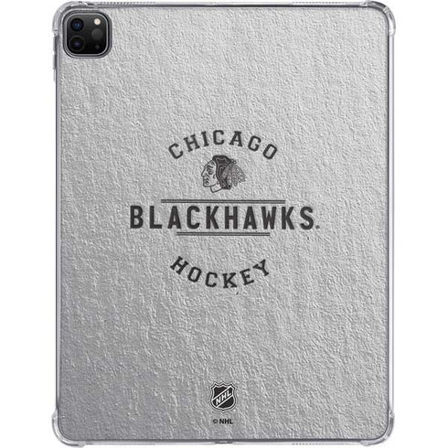 NHL Chicago Blackhawks Black Text iPad Pro 11in (2024) Clear Case
