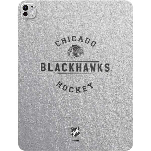 NHL Chicago Blackhawks Black Text iPad Pro 13in M4 (2024) Skin