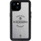 NHL Chicago Blackhawks Black Text iPhone 15 Plus Waterproof Case