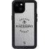 NHL Chicago Blackhawks Black Text iPhone 15 Plus Waterproof Case