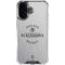 NHL Chicago Blackhawks Black Text iPhone 16 Clear Case