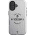 NHL Chicago Blackhawks Black Text iPhone 16 Plus Impact Case