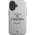 NHL Chicago Blackhawks Black Text iPhone 16 Plus Magsafe Impact Case