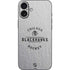 NHL Chicago Blackhawks Black Text iPhone 16 Plus Skin