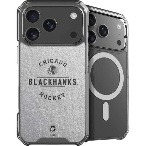 NHL Chicago Blackhawks Black Text iPhone 18 Pro Max MagSafe Case