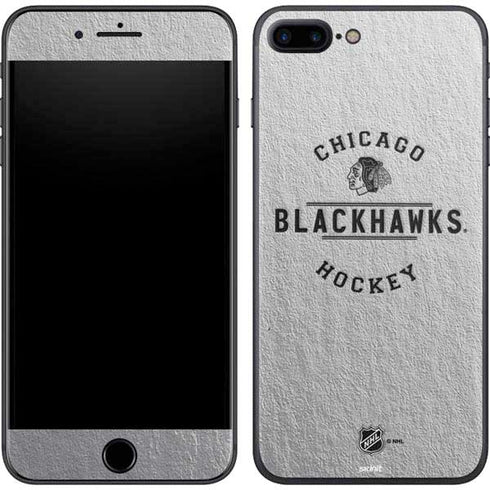 NHL Chicago Blackhawks Black Text iPhone 8 Plus Skin