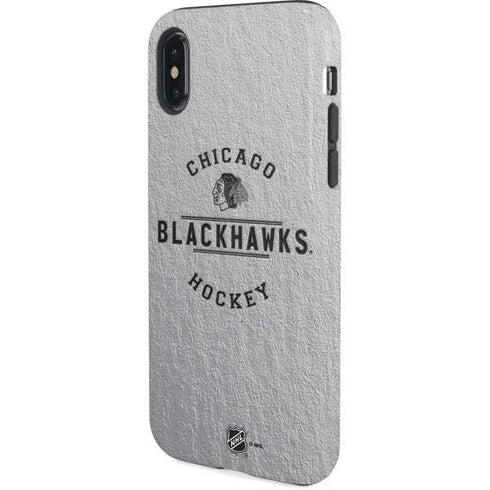 NHL Chicago Blackhawks Black Text iPhone X Pro Case