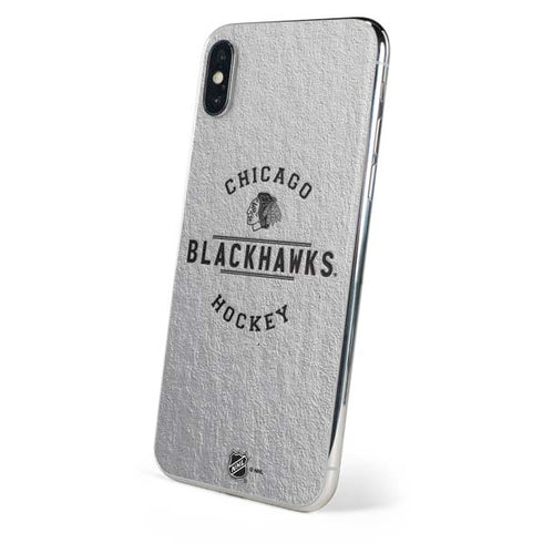 NHL Chicago Blackhawks Black Text iPhone XS Max Skin