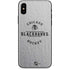NHL Chicago Blackhawks Black Text iPhone XS Skin