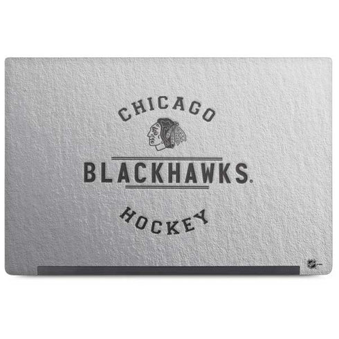 NHL Chicago Blackhawks Black Text Dell Latitude Skin