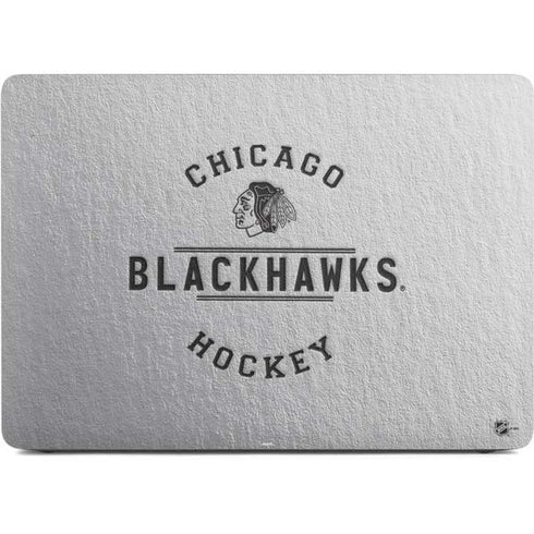 NHL Chicago Blackhawks Black Text Apple MacBook Air Skin