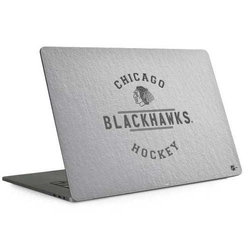 NHL Chicago Blackhawks Black Text MacBook Skins