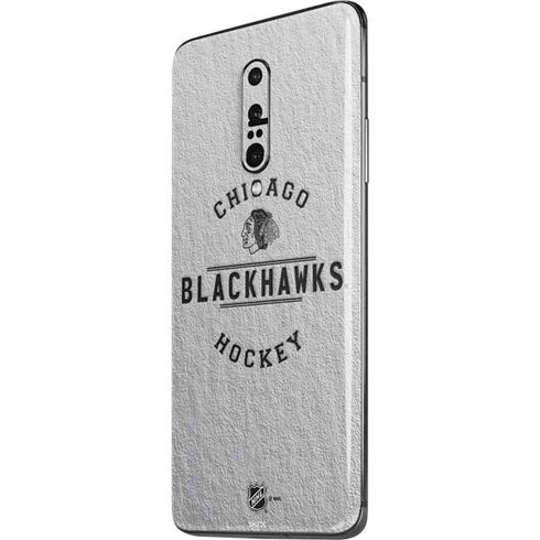NHL Chicago Blackhawks Black Text OnePlus 7 Pro Skin