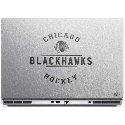 NHL Chicago Blackhawks Black Text Dell Precision Skin